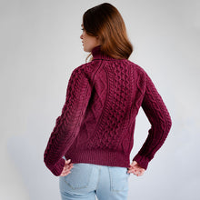 Load image into Gallery viewer, Irish Turtleneck Women's Sweater