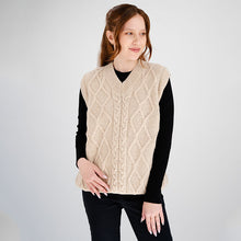 Load image into Gallery viewer, Irish V Neck Sleeveless Sweater Vest