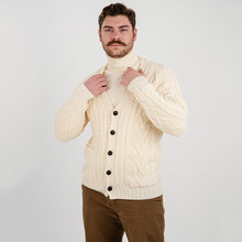 Load image into Gallery viewer, Traditional Men's V Neck Irish Cardigan