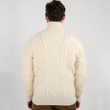 Load image into Gallery viewer, Traditional Men's V Neck Irish Cardigan