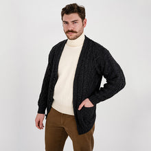 Load image into Gallery viewer, Traditional Men's V Neck Irish Cardigan