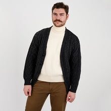 Load image into Gallery viewer, Traditional Men's V Neck Irish Cardigan