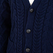 Load image into Gallery viewer, Traditional Men's V Neck Irish Cardigan