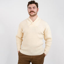 Load image into Gallery viewer, Shawl Collar Irish Fisherman Sweater