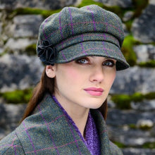 Load image into Gallery viewer, Irish Landscape Newsboy Tweed Hat