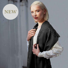 Load image into Gallery viewer, Celtic Book of Kells Pashmina Scarf Black