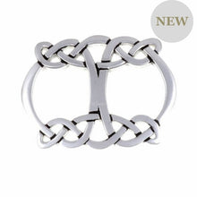 Load image into Gallery viewer, Pewter Celtic Knot Tree of Life Scarf Ring