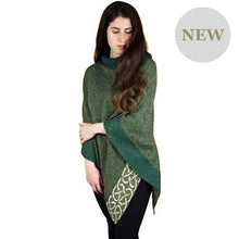 Load image into Gallery viewer, Celtic Knot Irish Turtleneck Poncho