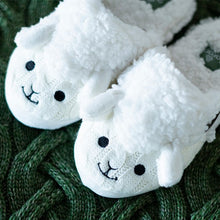 Load image into Gallery viewer, Sheep Knit Aran Slippers