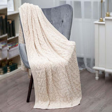 Load image into Gallery viewer, Heavyweight Irish Knit Throw