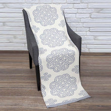 Load image into Gallery viewer, Celtic Spiral Knit Wool Throw