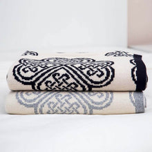 Load image into Gallery viewer, Celtic Spiral Knit Wool Throw
