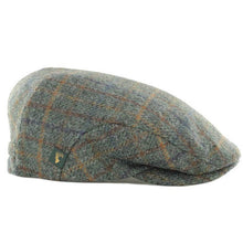 Load image into Gallery viewer, Irish Tweed Hunter Green Men&#39;s Flat Cap
