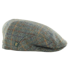 Load image into Gallery viewer, Irish Tweed Hunter Green Men's Flat Cap