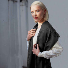 Load image into Gallery viewer, Celtic Book of Kells Pashmina Scarf Black