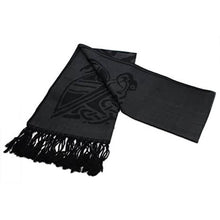 Load image into Gallery viewer, Celtic Book of Kells Pashmina Scarf Black