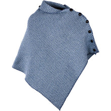 Load image into Gallery viewer, Wool Herringbone Irish Poncho