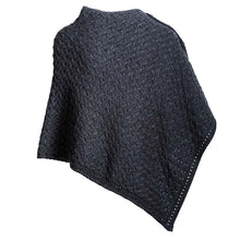 Load image into Gallery viewer, Merino Irish Poncho with Side Buttons