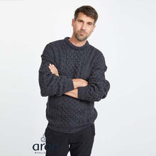 Load image into Gallery viewer, Heavyweight Traditional Aran Sweater
