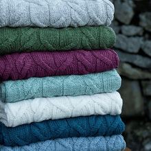 Load image into Gallery viewer, Irish Merino Wool Blanket Colors