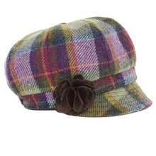 Load image into Gallery viewer, Irish Tweed Wool Newsboy Flat Cap Hat Tara Irish Clothing Full View