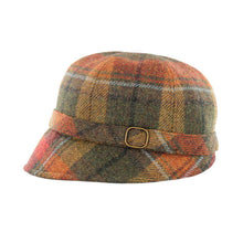 Load image into Gallery viewer, Tweed Irish Flapper Hat Shades of Fall