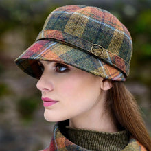 Load image into Gallery viewer, Tweed Irish Flapper Hat Shades of Fall
