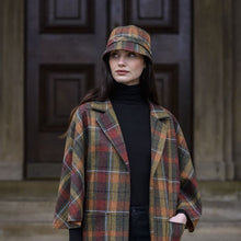 Load image into Gallery viewer, Tweed Irish Flapper Hat Shades of Fall
