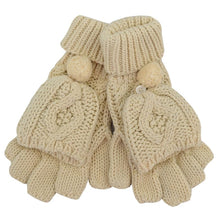 Load image into Gallery viewer, Irish Knit Mitten Gloves
