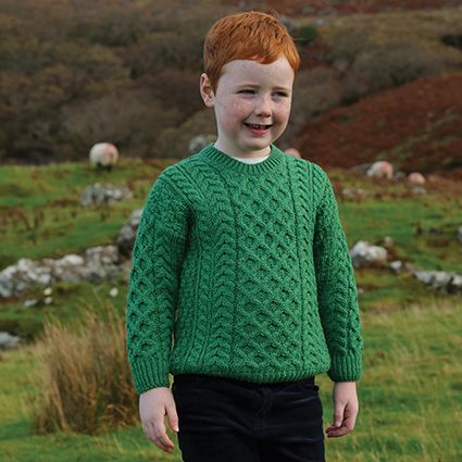 Childrens sales aran jumpers