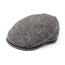 Load image into Gallery viewer, Handcrafted Irish Tweed Flat Cap – Gray
