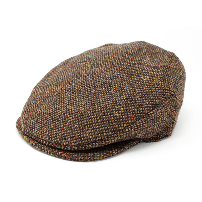Handcrafted Irish Tweed Flat Cap – Brown