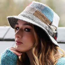 Load image into Gallery viewer, Irish Tweed Hat with Patchwork Design
