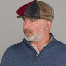 Load image into Gallery viewer, Men&#39;s Handcrafted Irish Patchwork Cap
