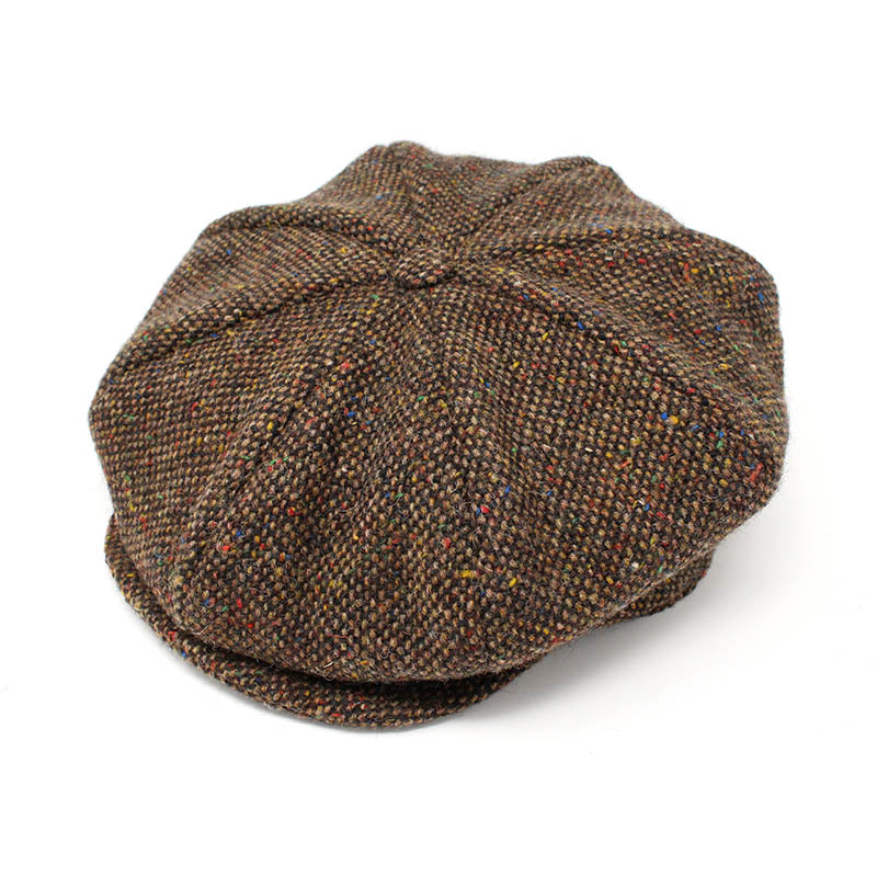 Men's 8 Piece Irish Cap with Speckled Design