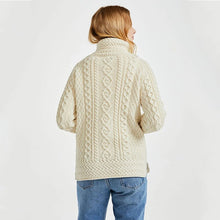Load image into Gallery viewer, Women&#39;s Merino Irish Cable Knit Sweater
