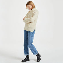 Load image into Gallery viewer, Women&#39;s Merino Irish Cable Knit Sweater
