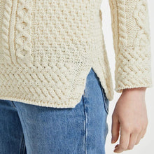 Load image into Gallery viewer, Women&#39;s Merino Irish Cable Knit Sweater
