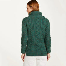 Load image into Gallery viewer, Women&#39;s Merino Irish Cable Knit Sweater
