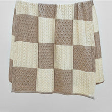 Load image into Gallery viewer, Patchwork Merino Wool Irish Throw
