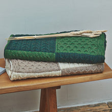 Load image into Gallery viewer, Patchwork Merino Wool Irish Throw
