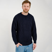 Load image into Gallery viewer, Men&#39;s Crew Neck Irish Sweater
