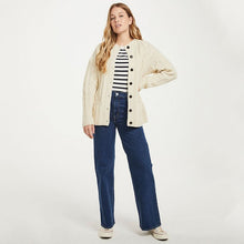 Load image into Gallery viewer, Ladies Traditional Aran Lumber Jacket
