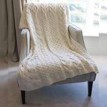 Load image into Gallery viewer, Irish Patchwork Merino Throw
