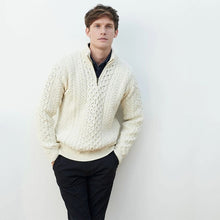 Load image into Gallery viewer, Men&#39;s Zipper Irish Sweater
