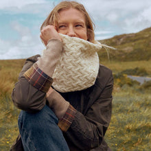 Load image into Gallery viewer, Ladies SuperSoft Merino Wool Aran Loop Scarf
