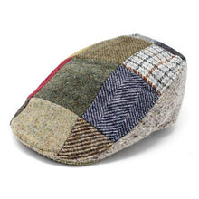 Load image into Gallery viewer, Patchwork Tweed Flat Cap from Ireland
