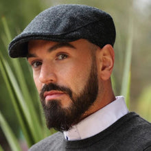 Load image into Gallery viewer, Handcrafted Mens Tweed Flat Cap from Donegal
