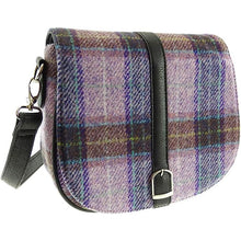 Load image into Gallery viewer, Lavender Harris Tweed Shoulder Bag
