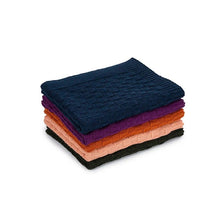 Load image into Gallery viewer, Classic Basket Pattern Aran Fisherman Blanket
